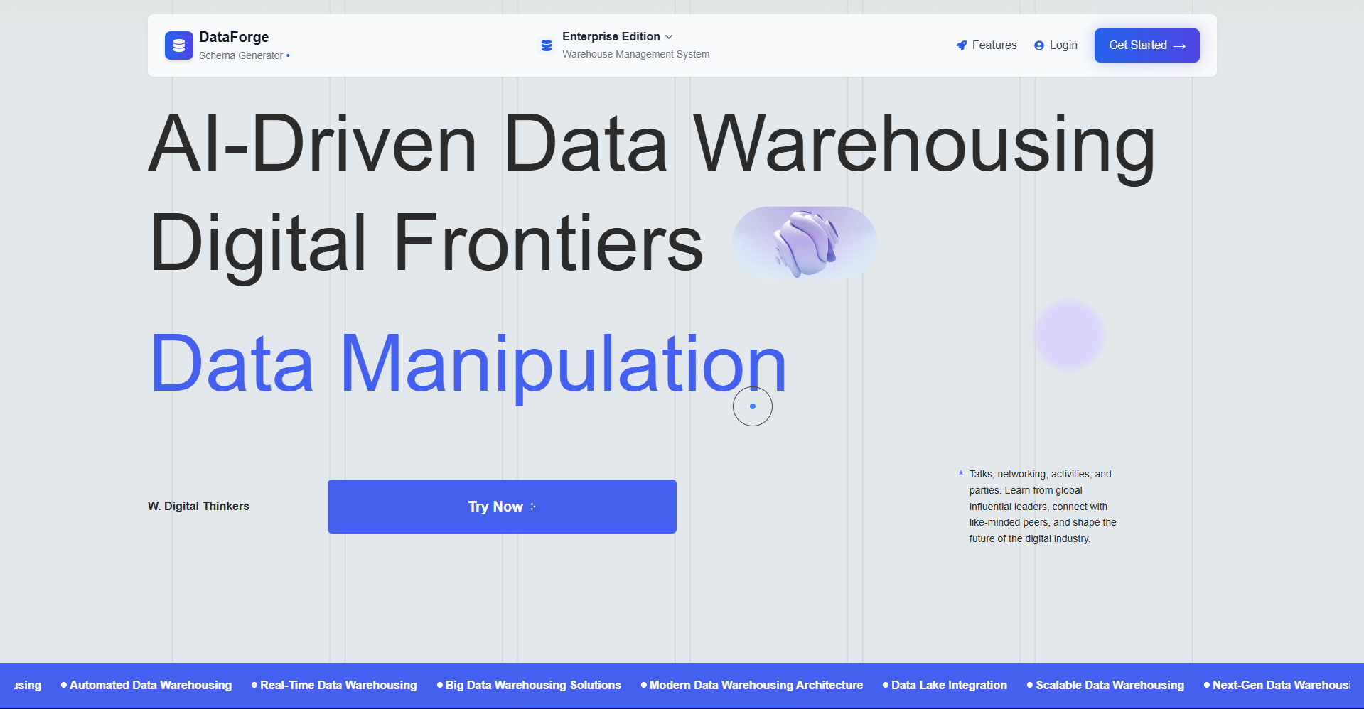 DataForge – AI Data Warehouse Schema Generator (A+)
